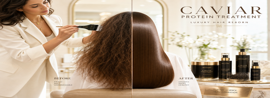 Caviar protein hair treatment for luxurious and healthy hair