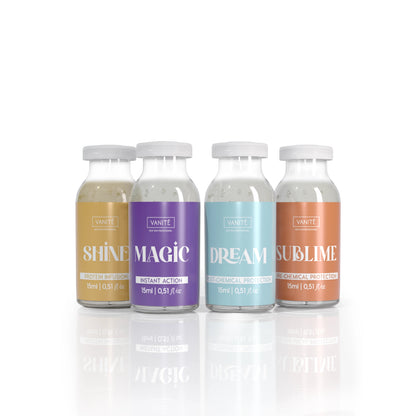 KIT - 4 Ampoules Feelings | MAGIC + DREAM + SUBLIME + SHINE | 15ml