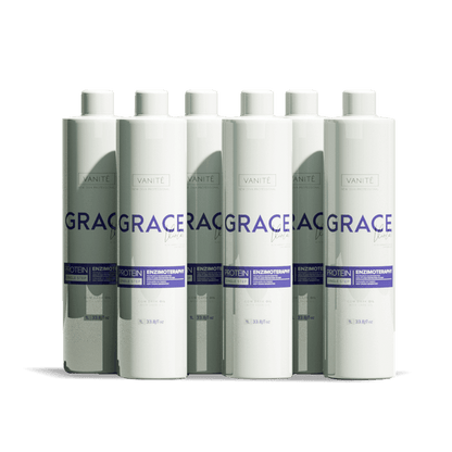 6 Units Grace Enzimoteraphy Violet 1000ml (33.8 fl oz) - Make Beauty International