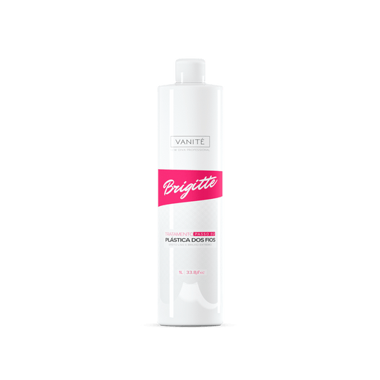 Brigitte Plástica dos Fios | Total Reduction of Volume and Frizz | For All Hair Types | 1000ml (33.8 fl oz) - Make Beauty International