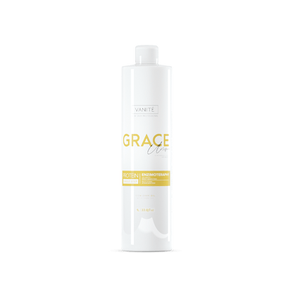 Grace Unique | Straightening Without Odor and Without Burning | For All Hair Types | 1000ml (33.8 fl oz) - Make Beauty International
